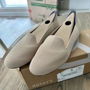 Rothy's The Loafer - Ecru Size 9.5 - NWT